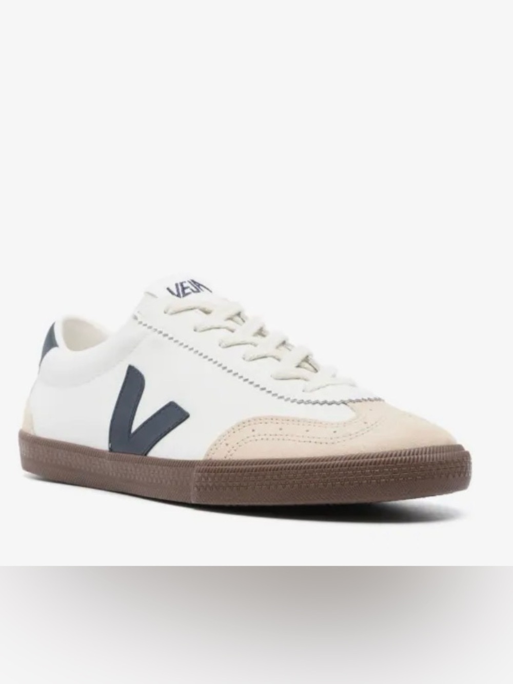 VEJA Volley leather sneakers | color: white náutico bark | size: 6 - Picture 8 of 8